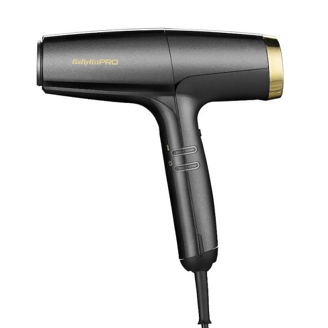 BaByliss PRO BAB8550E Grey & Gold Falco High Speed Blow Dryer