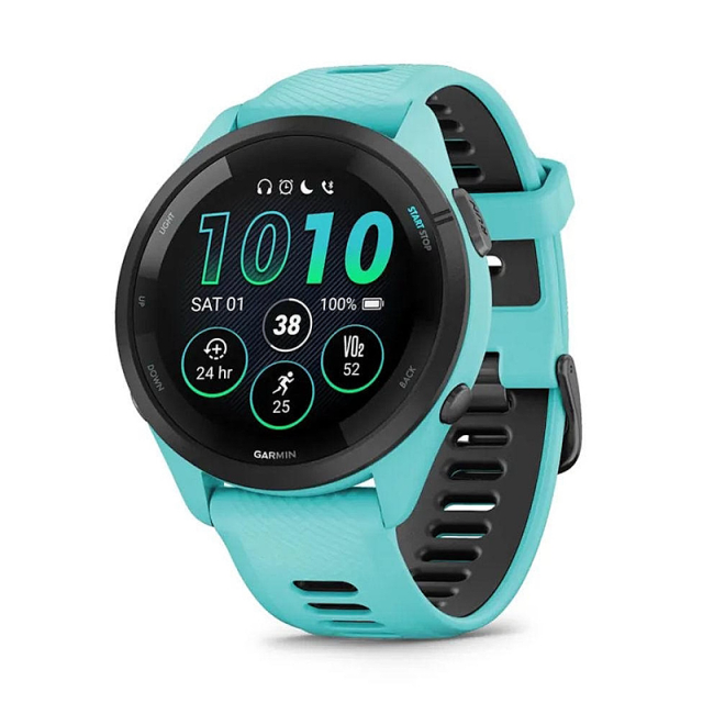 Garmin Forerunner 265 Black/Aqua/Black (010-02810-12)